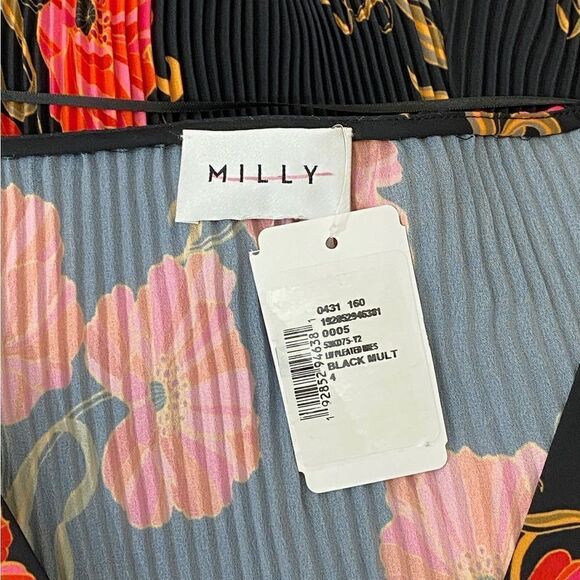 Milly Liv Pleated Dress size 4 - Picture 11 of 12